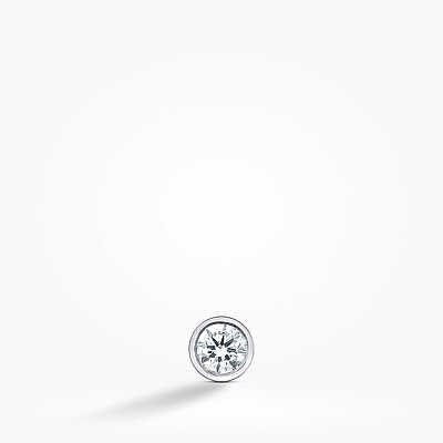 0.05 Karat Pırlanta Tektaş Tragus Piercing - Baroni Diamond
