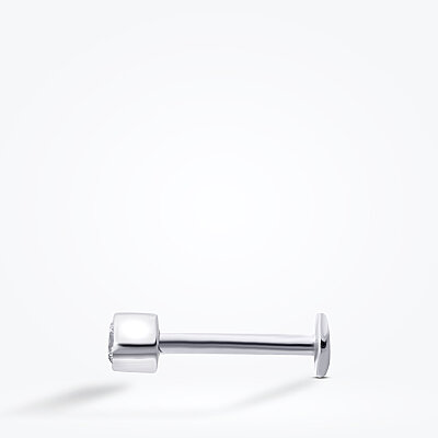 0.05 Karat Pırlanta Tektaş Tragus Piercing - Baroni Diamond (1)