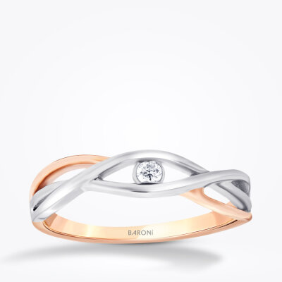 0.05 Karat Pırlanta Trend Yüzük - Baroni Diamond