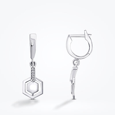 0.06 Karat Pırlanta Trend Küpe - Baroni Diamond