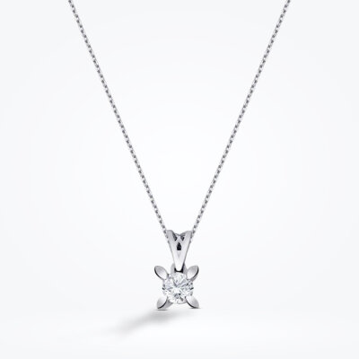 0.10 Karat Pırlanta Tektaş Kolye - Baroni Diamond