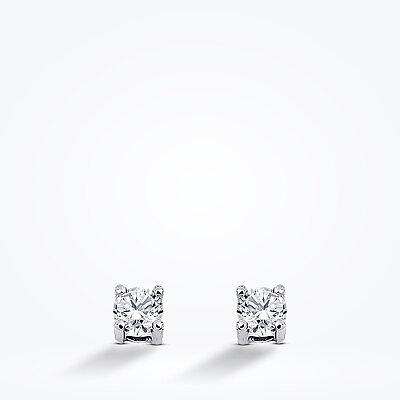 0.10 Karat Pırlanta Tektaş Küpe - Baroni Diamond (1)