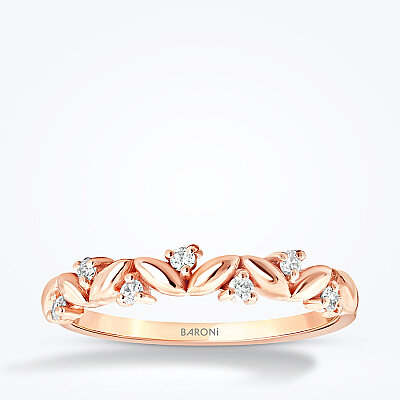 0.11 Karat Pırlanta Trend Yüzük - Baroni Diamond