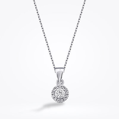 0.13 Karat Pırlanta Tektaş Trend Kolye - Baroni Diamond