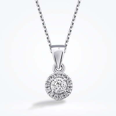 0.13 Karat Pırlanta Tektaş Trend Kolye - Baroni Diamond (1)