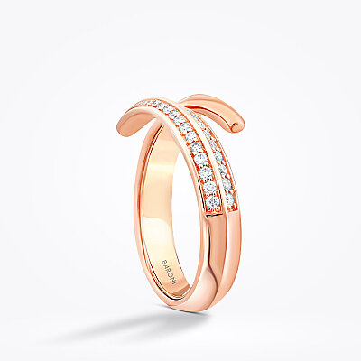 0.19 Karat Pırlanta Sarmal Trend Yüzük - Baroni Diamond (1)