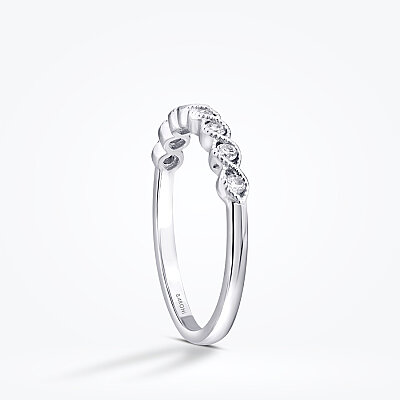 0.19 Karat Pırlanta Sıra Taşlı Trend Yüzük - Baroni Diamond (1)