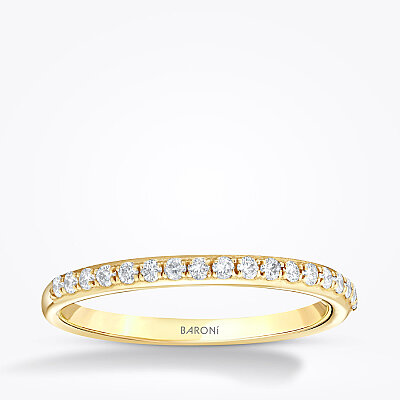 0.20 karat Pırlanta Yarımtur Yüzük - Baroni Diamond