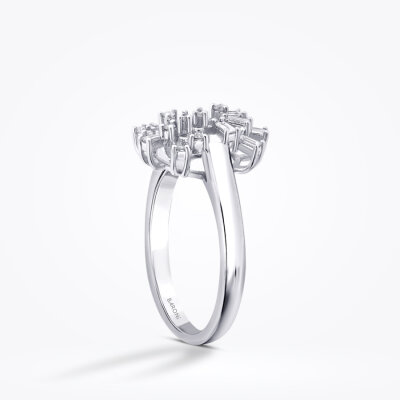 0.28 Karat Pırlanta Baget Trend Yüzük - Baroni Diamond (1)