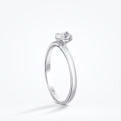 0.30 Karat Pırlanta Oval Tektaş Yüzük - Baroni Diamond (1)
