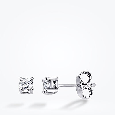 0.30 Karat Pırlanta Tektaş Küpe - Baroni Diamond