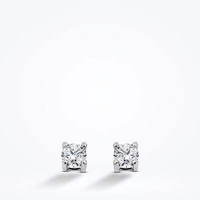 0.30 Karat Pırlanta Tektaş Küpe - Baroni Diamond (1)