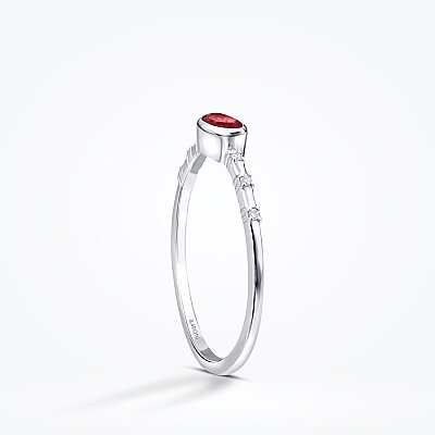 0.31 Karat Pırlanta Yakut Yüzük - Baroni Diamond (1)