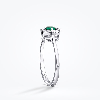 0.33 Karat Pırlanta Zümrüt Yüzük - Baroni Diamond (1)