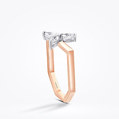 0.34 Karat Pırlanta Geometrik Trend Yüzük - Baroni Diamond (1)