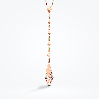 0.40 Karat Pırlanta Yılan Trend Kolye - Baroni Diamond (1)