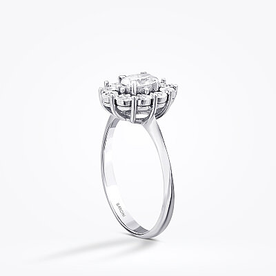 0.43 Karat Pırlanta Tomurcuk Yüzük - Baroni Diamond (1)