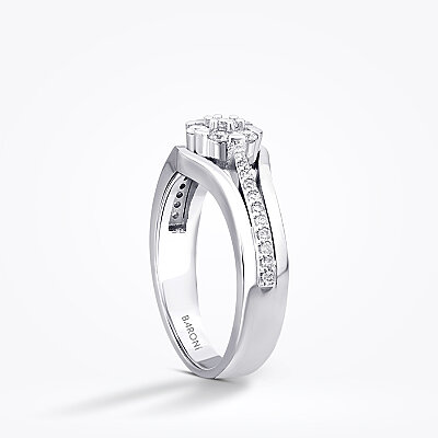0.43 Karat Pırlanta Yuvarlak Taşlı Yüzük - Baroni Diamond (1)
