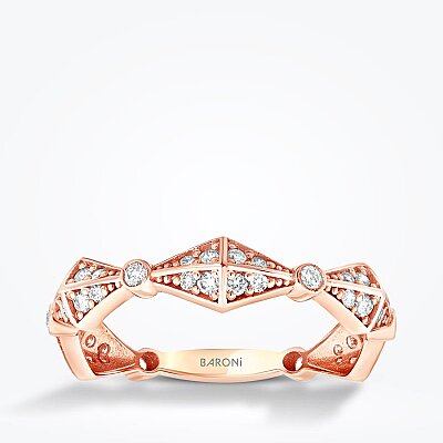 0.44 Karat Pırlanta Trend Yüzük - Baroni Diamond
