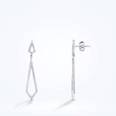 0.48 Karat Pırlanta Trend Küpe - Baroni Diamond