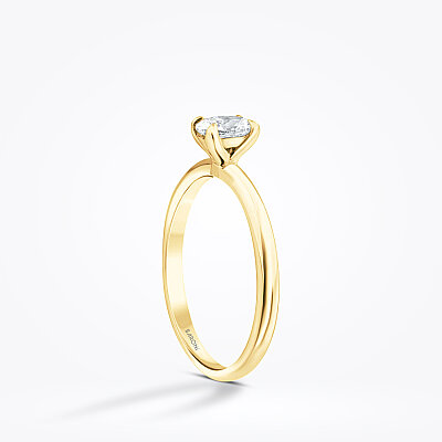 0.50 Karat Pırlanta Oval Tektaş Yüzük - Baroni Diamond (1)