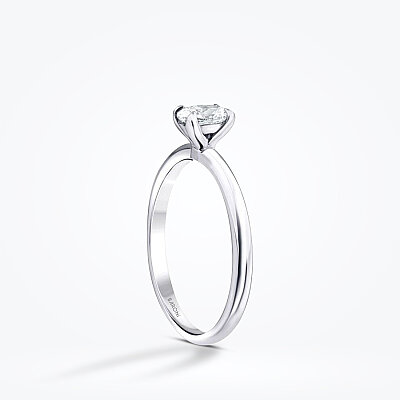 0.50 Karat Pırlanta Oval Tektaş Yüzük - Baroni Diamond (1)