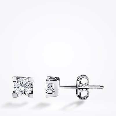 0.50 Karat Pırlanta Tektaş Küpe - Baroni Diamond