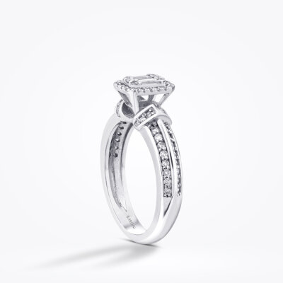 0.52 Karat Pırlanta Baget Yüzük - Baroni Diamond (1)