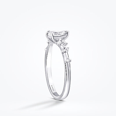 0.54 Karat Pırlanta Damla Tektaş Yüzük - Baroni Diamond (1)
