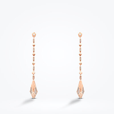 0.55 Karat Pırlanta Yılan Küpe - Baroni Diamond (1)