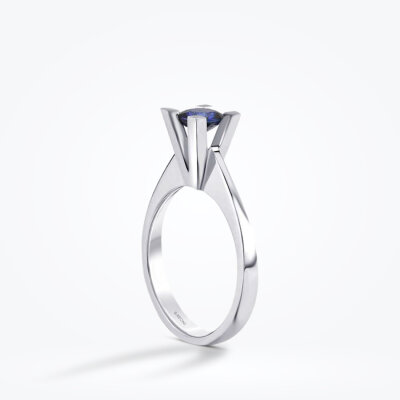 0.58 Karat Safir Tektaş Yüzük - Baroni Diamond (1)