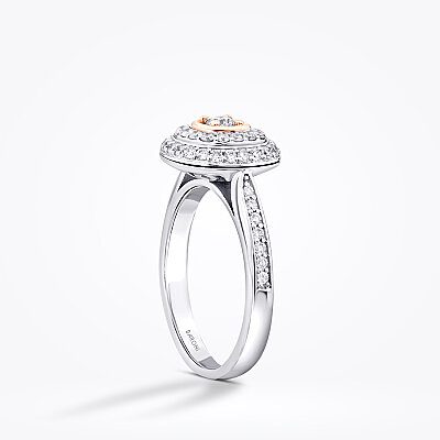 0.60 Karat Pırlanta İki Renkli Yüzük - Baroni Diamond (1)