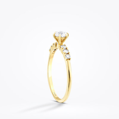 0.60 Karat Pırlanta Lotus Tektaş Yüzük - Baroni Diamond (1)