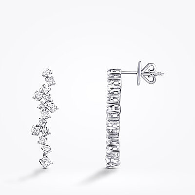 0.62 Karat Pırlanta Trend Küpe - Baroni Diamond