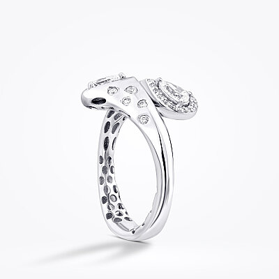 0.64 Karat Pırlanta Sarmal Kalın Yüzük - Baroni Diamond (1)