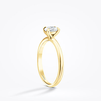 0.70 Karat Pırlanta Oval Tektaş Yüzük - Baroni Diamond (1)