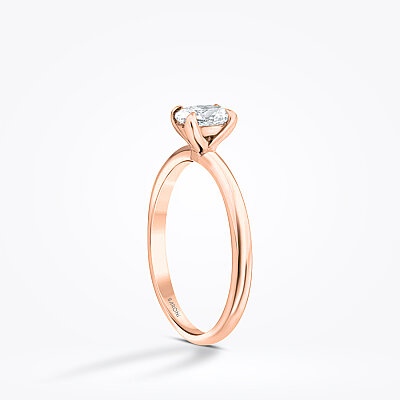 0.70 Karat Pırlanta Oval Tektaş Yüzük - Baroni Diamond (1)