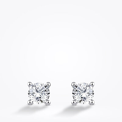 0.80 Karat Pırlanta Tektaş Küpe - Baroni Diamond (1)