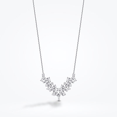 0.82 Karat Pırlanta Bagetli Trend Gerdanlık - Baroni Diamond