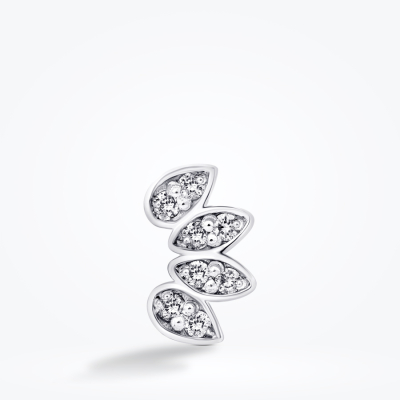 0.05 Karat Pırlanta Lotus Tragus Piercing - Baroni Diamond