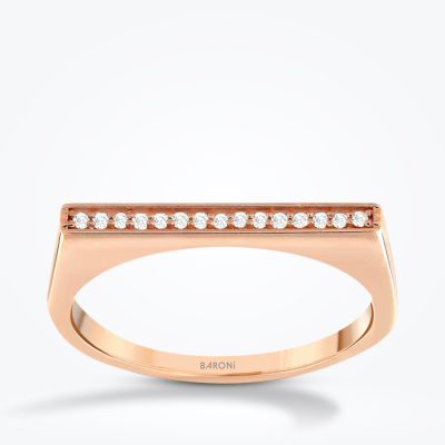 0.07 Karat Pırlanta Trend Rose Yüzük - Baroni Diamond