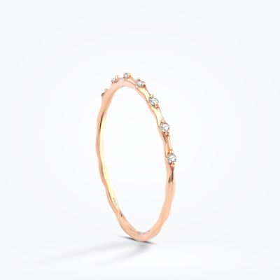 0.07 Karat Pırlanta Trend Rose Yüzük - Baroni Diamond (1)