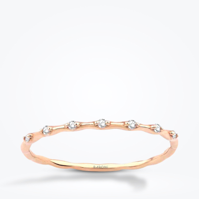 0.07 Karat Pırlanta Trend Rose Yüzük - Baroni Diamond