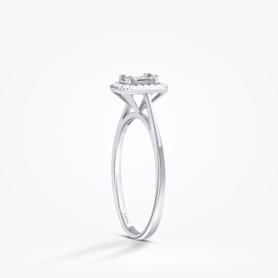 0.08 Karat Pırlanta Baget Yüzük - Baroni Diamond (1)