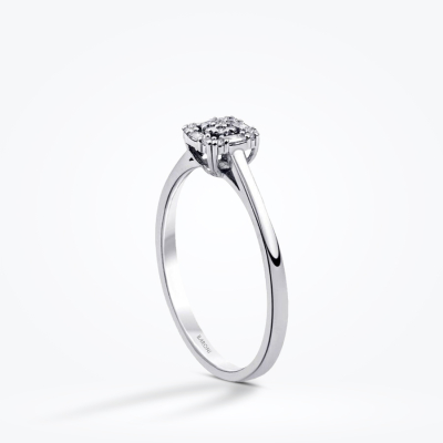 0.08 Karat Pırlanta Baget Yüzük - Baroni Diamond (1)