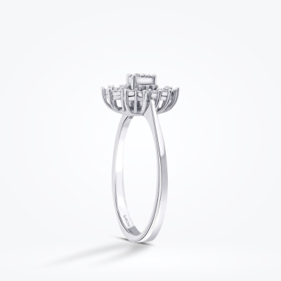 0.09 Karat Pırlanta Taşlı Trend Yüzük - Baroni Diamond (1)