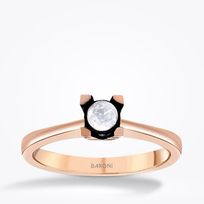 0.10 Karat Elmas Tektaş Yüzük - Baroni Diamond