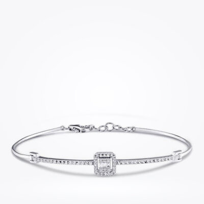 0.10 Karat Pırlanta Baget Kelepçe - Baroni Diamond