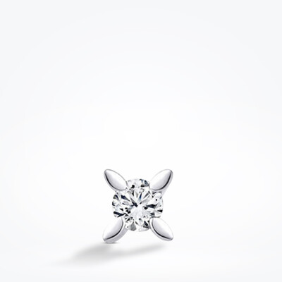 0.10 Karat Pırlanta Erkek Küpe - Baroni Diamond