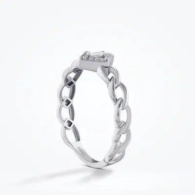 0.10 Karat Pırlanta Trend Yüzük - Baroni Diamond (1)